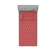 thumbnail image 1 of Ambesonne Colorful Fitted Sheet & Pillow Sham Set, Geometric Triangle Pattern, Twin, Multicolor, 1 of 2