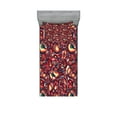 thumbnail image 1 of Ambesonne Colorful Fitted Sheet & Pillow Sham Set, Modern Paisley, Twinxl, Multicolor, 1 of 2
