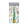 thumbnail image 1 of Ambesonne Colorful Fitted Sheet & Pillow Sham Set, Owls on Tree with Dots, Twinxl, Multicolor, 1 of 2