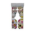 thumbnail image 1 of Ambesonne Colorful Fitted Sheet & Pillow Sham Set, Skull Celebration, Twin, Yellow White Black, 1 of 2