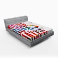 thumbnail image 1 of Ambesonne Colorful Fitted Sheet, Rock Jazz Lettering, Queen Size, Multicolor, 1 of 2