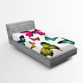 thumbnail image 1 of Ambesonne Colorful Fitted Sheet, Summer Tropic Jungle, Twin XL Size, Multicolor, 1 of 2