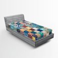 thumbnail image 1 of Ambesonne Colorful Fitted Sheet, Tunisian Original East, Twin XL Size, Multicolor, 1 of 3