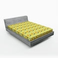 thumbnail image 1 of Ambesonne Colorful Fitted Sheet, Yellow Kitchenware, Full Size, Multicolor, 1 of 3