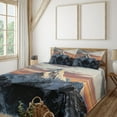 thumbnail image 1 of Ambesonne Colorful Fitted & Top Sheet Set with Shams, Mountain Nepal Everest, Multicolor, 1 of 4