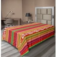 thumbnail image 1 of Ambesonne Colorful Flat Sheet, American Aztec, TwinXL Size, Multicolor, 1 of 1