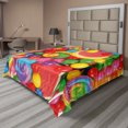 thumbnail image 1 of Ambesonne Colorful Flat Sheet, Assorted Jelly Candies, Queen Size, Multicolor, 1 of 1