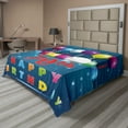 thumbnail image 1 of Ambesonne Colorful Flat Sheet, Balloons Party Items, Full Size, Multicolor, 1 of 1