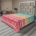 thumbnail image 1 of Ambesonne Colorful Flat Sheet, Bohemian Native Arrow, Queen Size, Multicolor, 1 of 1