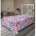 thumbnail image 1 of Ambesonne Colorful Flat Sheet, Brush Stroke Style, Twin Size, Multicolor, 1 of 1