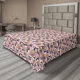 thumbnail image 1 of Ambesonne Colorful Flat Sheet, Hipster Geometrical Retro, Queen Size, Multicolor, 1 of 1