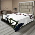 thumbnail image 1 of Ambesonne Colorful Flat Sheet, London Tower Cartoon, Queen Size, Multicolor, 1 of 1