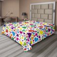 thumbnail image 1 of Ambesonne Colorful Flat Sheet, Love Honeymoon Joyful, Queen Size, Multicolor, 1 of 1