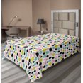 thumbnail image 1 of Ambesonne Colorful Flat Sheet, Pastel Brush Strokes, TwinXL Size, Multicolor, 1 of 1