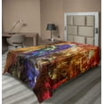 thumbnail image 1 of Ambesonne Colorful Flat Sheet, Prometheus Cave View, Twin Size, Multicolor, 1 of 1