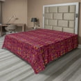 thumbnail image 1 of Ambesonne Colorful Flat Sheet, Psychedelic Ornamentation, Queen Size, Multicolor, 1 of 1