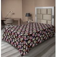 thumbnail image 1 of Ambesonne Colorful Flat Sheet, Sugar Skulls Flowers, TwinXL Size, Multicolor, 1 of 1
