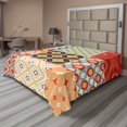 thumbnail image 1 of Ambesonne Colorful Flat Sheet, Vintage Abstract Shape, Queen Size, Multicolor, 1 of 1