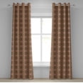 thumbnail image 1 of Ambesonne Colorful Grommet Curtain, Americana, 50" x 96", Multicolor, 1 of 6