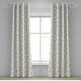 thumbnail image 1 of Ambesonne Colorful Grommet Curtain, Country Tulips, 50" x 72", Multicolor, 1 of 6