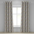 thumbnail image 1 of Ambesonne Colorful Grommet Curtain, Fish Animals, 50" x 120", Multicolor, 1 of 6