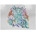 thumbnail image 1 of Ambesonne Colorful Jigsaw Puzzle Durable Cardboard, Feathers Eyes Vision, 1000 pcs, Multicolor, 1 of 1