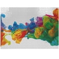 thumbnail image 1 of Ambesonne Colorful Jigsaw Puzzle Durable Cardboard, Irregular Rainbow Smoke, 1000 pcs, Multicolor, 1 of 1