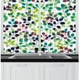 thumbnail image 1 of Ambesonne Colorful Kitchen Curtains, Seasons with Nature, 55"x39", Multicolor, 1 of 2