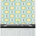 thumbnail image 1 of Ambesonne Colorful Kitchen Curtains, Vintage Floral Ethnic, 55"x39", Multicolor, 1 of 2