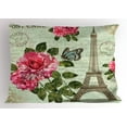 thumbnail image 1 of Ambesonne Colorful Pillow Sham, Shabby Plant Roses Leaf, 26" X 20", Multicolor, 1 of 2