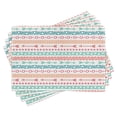 thumbnail image 1 of Ambesonne Colorful Place Mats Set of 4, Aztec Tribe Maya Arrow, Standard Size, Multicolor, 1 of 6