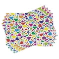thumbnail image 1 of Ambesonne Colorful Place Mats Set of 4, Love Honeymoon Joyful, Standard Size, Multicolor, 1 of 6