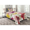 thumbnail image 1 of Ambesonne Colorful Quilted Bedspread Set 2 Pcs, Love Letters Romantic, Twin Size, Multicolor, 1 of 3