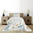 thumbnail image 1 of Ambesonne Colorful Quilted Bedspread Set 2 Pcs, Minimalist Dragonflies, Twin Size, Multicolor, 1 of 6