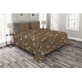 thumbnail image 1 of Ambesonne Colorful Quilted Bedspread Set 3 Pcs, Eastern Style, King Size, Multicolor, 1 of 4