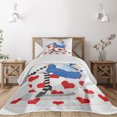 thumbnail image 1 of Ambesonne Colorful Quilted Coverlet 2 Pcs, Alice with Cup, Twin Size, Multicolor, 1 of 5