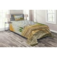 thumbnail image 1 of Ambesonne Colorful Quilted Coverlet 2 Pcs, Rural Fields Europe, Twin Size, Multicolor, 1 of 2