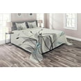 thumbnail image 1 of Ambesonne Colorful Quilted Coverlet 3 Pcs, Boho Nature Spring, Queen Size, Multicolor, 1 of 2