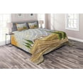 thumbnail image 1 of Ambesonne Colorful Quilted Coverlet 3 Pcs, Rural Fields Europe, Queen Size, Multicolor, 1 of 2