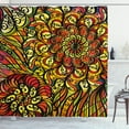 thumbnail image 1 of Ambesonne Colorful Shower Curtain, Abstract Curly Floral, 69"Wx70"L, Multicolor, 1 of 3