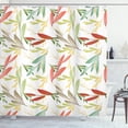 thumbnail image 1 of Ambesonne Colorful Shower Curtain, Abstract Modern Leaves, 69"Wx84"L, Multicolor, 1 of 4