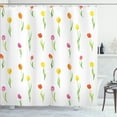 thumbnail image 1 of Ambesonne Colorful Shower Curtain, Country Tulips, 69"Wx84"L, Multicolor, 1 of 4