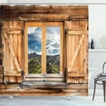 thumbnail image 1 of Ambesonne Colorful Shower Curtain, Mountains and Valleys, 69"Wx70"L, Multicolor, 1 of 5