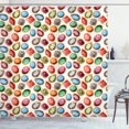 thumbnail image 1 of Ambesonne Colorful Shower Curtain, Topaz Diamonds Art, 69"Wx84"L, Multicolor, 1 of 5