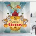 thumbnail image 1 of Ambesonne Colorful Shower Curtain, Vintage Circus Tent, 69"Wx75"L, Multicolor, 1 of 4