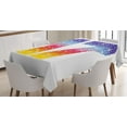 thumbnail image 1 of Ambesonne Colorful Tablecloth Rectangular Table Cover, 17 Party, 52"x70", Multicolor, 1 of 3