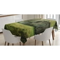 thumbnail image 1 of Ambesonne Colorful Tablecloth Rectangular Table Cover, American Farmer Barn, 52"x70", Multicolor, 1 of 4