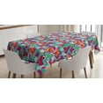 thumbnail image 1 of Ambesonne Colorful Tablecloth Rectangular Table Cover, Botanic Spring Pattern, 60"x84", Multicolor, 1 of 3