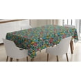 thumbnail image 1 of Ambesonne Colorful Tablecloth Rectangular Table Cover, Brazilian Favela Urban, 60"x90", Multicolor, 1 of 4