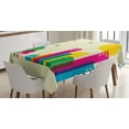 thumbnail image 1 of Ambesonne Colorful Tablecloth Rectangular Table Cover, Cityscape, 60"x90", Multicolor, 1 of 4
